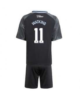 Billige Fotballdrakt Aston Villa Ollie Watkins #11 Replika Bortedraktsett Barn 2025-26 Kortermet (med bukser)